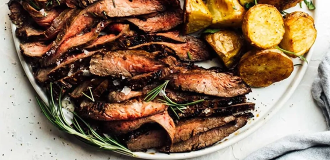 Heartbeet Kitchen’s Tender Grilled Marinated Flank Steak