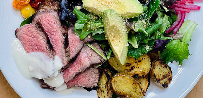 Twin Eagles Partner Chef Jamie Gwen’s Steakhouse Salad