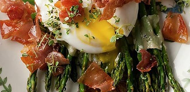 Twin Eagles Partner Chef Jamie Gwen’s Grilled Asparagus for Spring